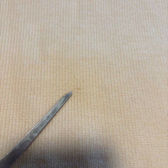 J. McLaughlin Merino Wool Sweater S Cream Ruffle Sleeve Layered Bell Cuff - Picture 5 of 7